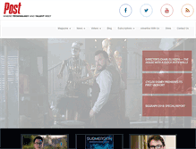 Tablet Screenshot of postmagazine.com